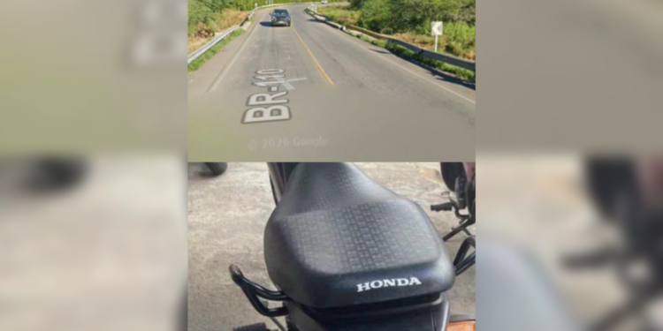 Enfermeira é assaltada à mão armada na Curva da Baboseira, na BR-110, e fica sem moto, celular e CNH para trabalhar